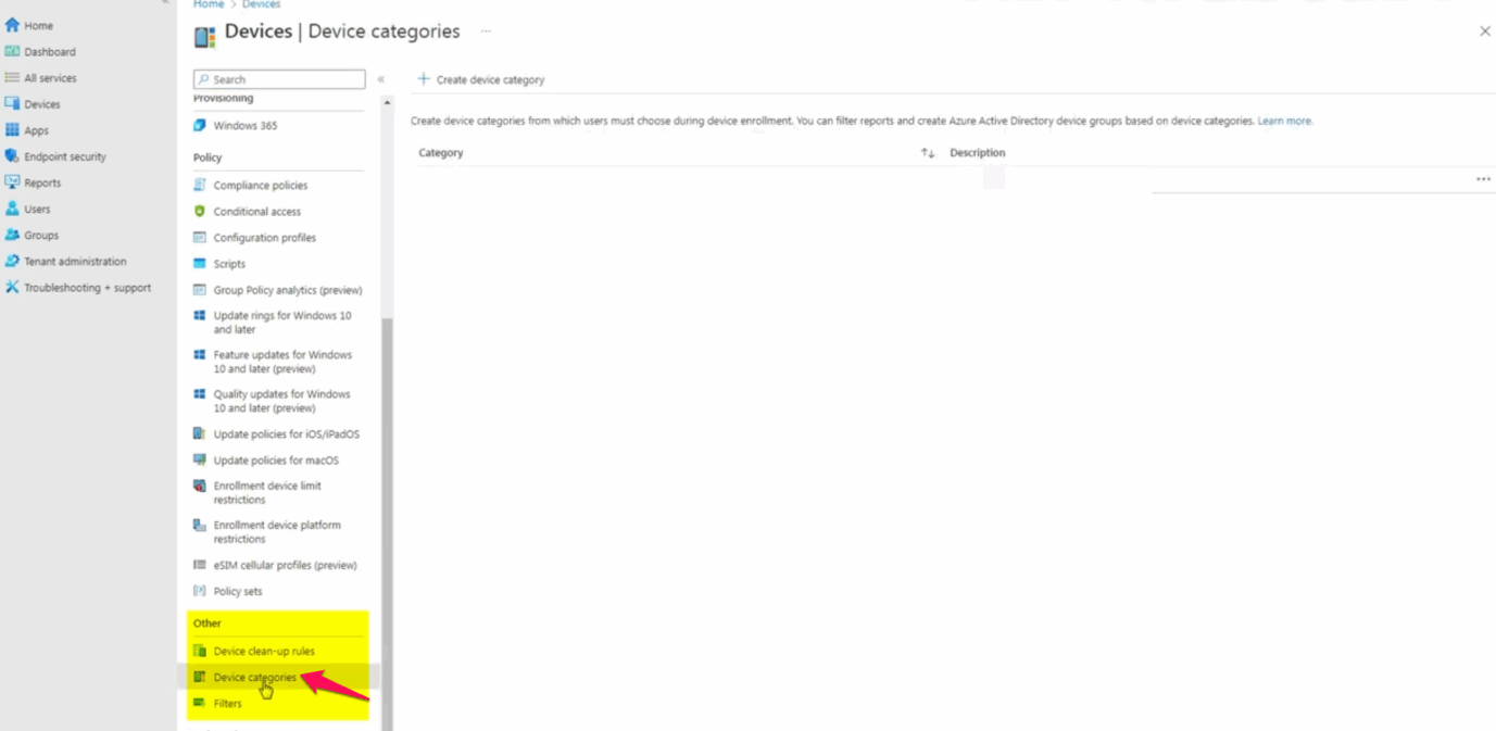 Create and Manage Device Categories in Microsoft Intune (4)