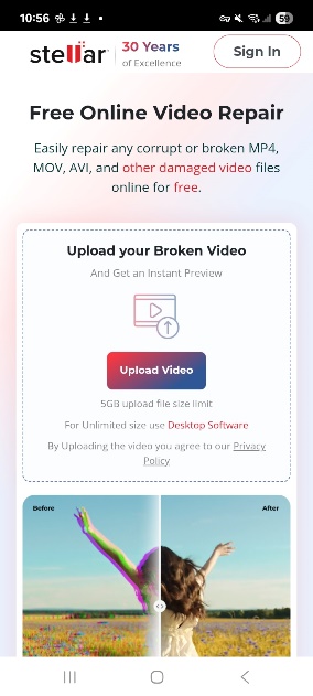D:\S1989\Internal1\Sep 2025\GP_How to repair corrupt videos on android\1-stellar-online-video-repair.jpg