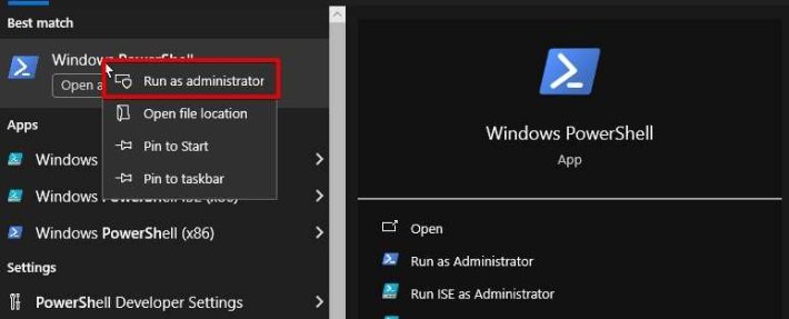 Error Code windows store